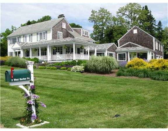 3 West Harbor Road Bristol, RI 02809 - Photo 1 of 1 a front view of a house with a garden