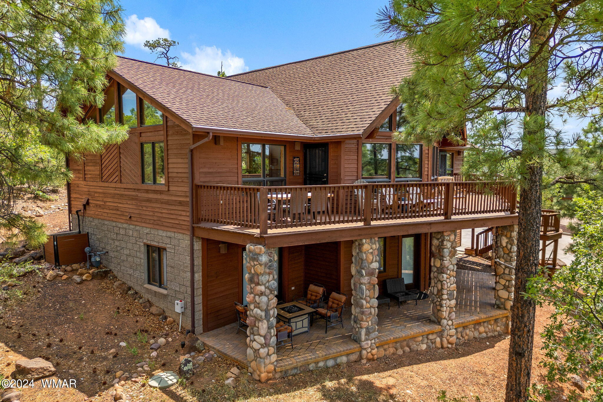 3361 West Falling Leaf Road Show Low, AZ 85901 - Photo 29 of 49 Torreon cabin perched on the hilltop, offering unparalleled, breathtaking views of Show Low.