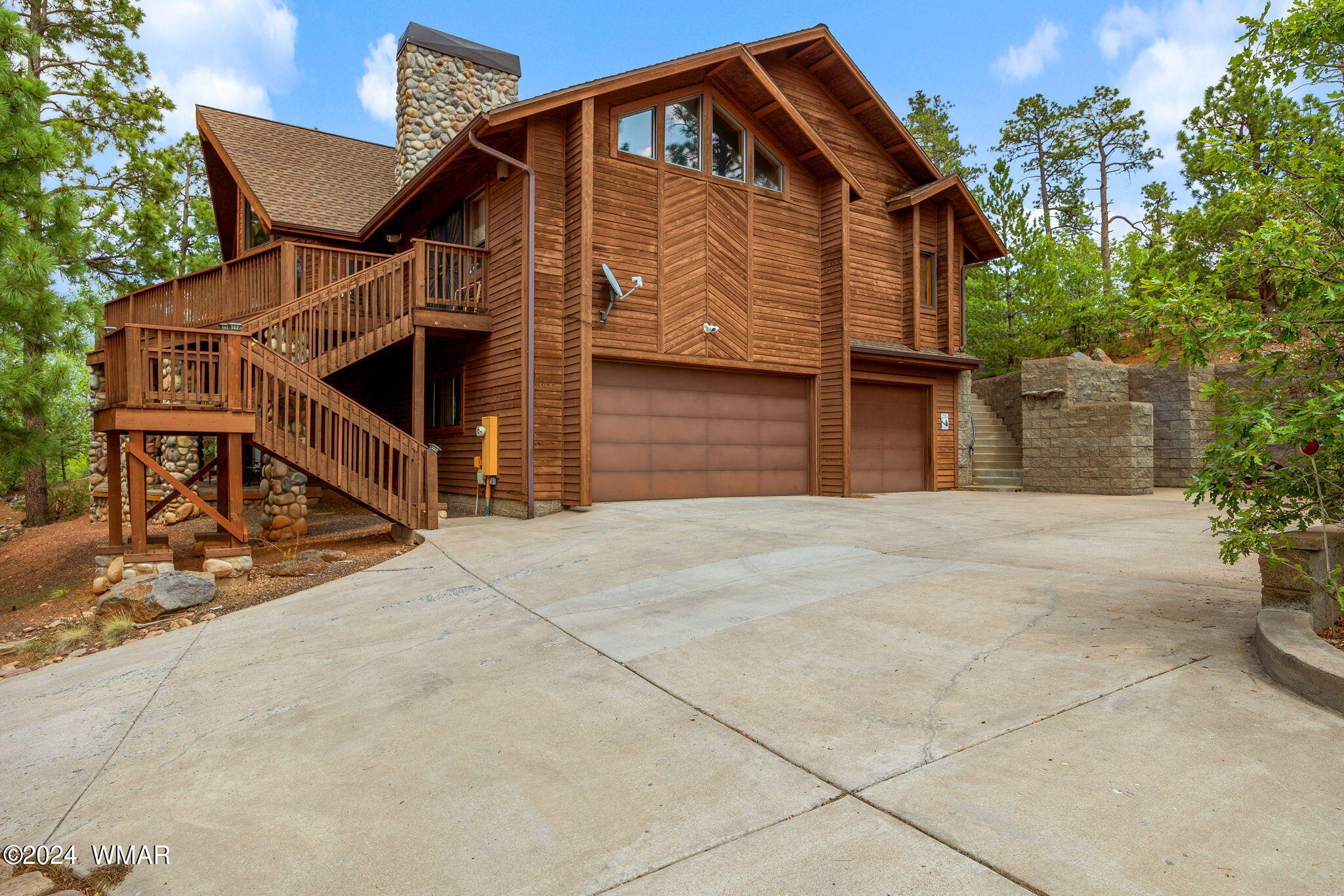 3361 West Falling Leaf Road Show Low, AZ 85901 - Photo 46 of 49 Torreon cabin perched on the hilltop, offering unparalleled, breathtaking views of Show Low.