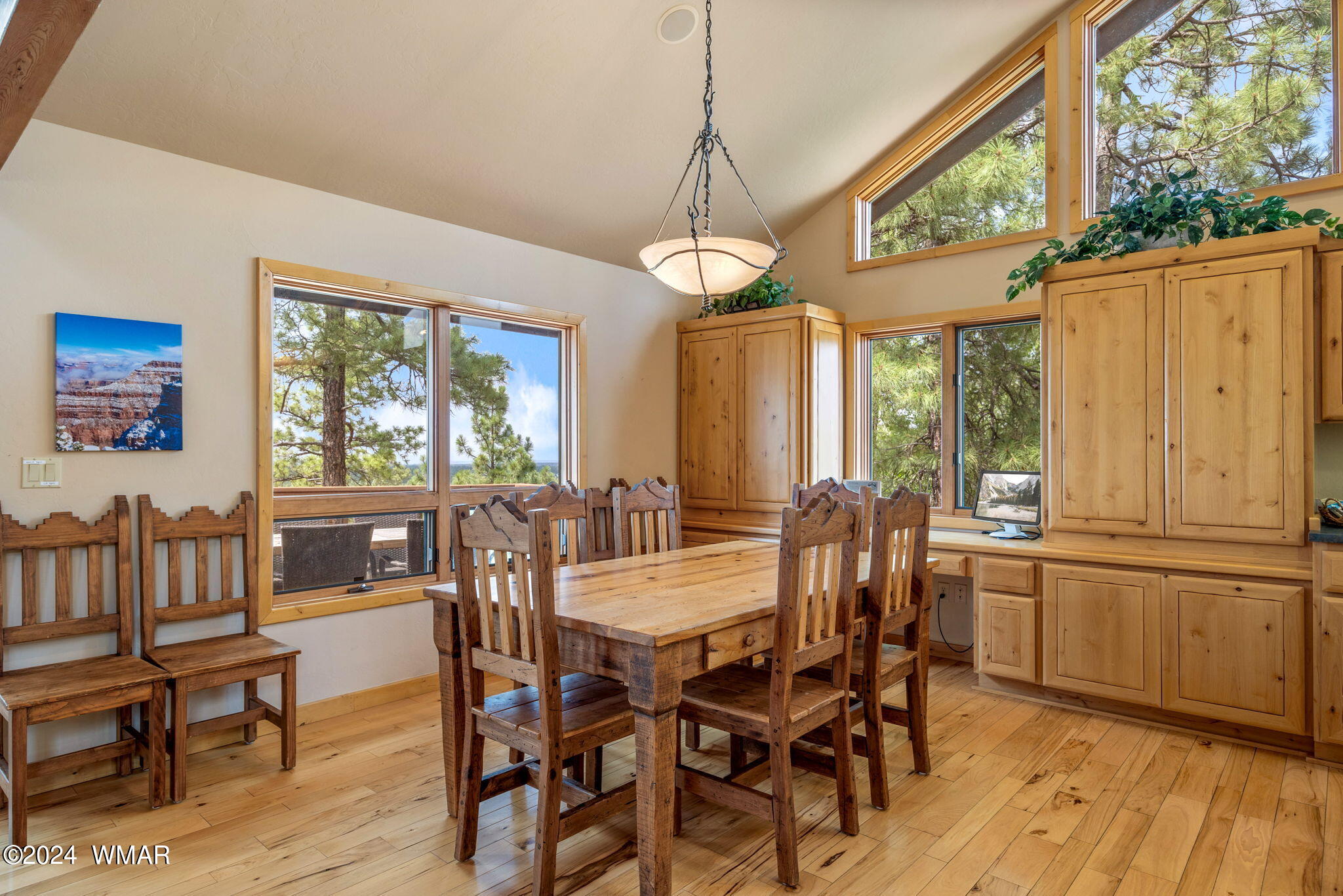 3361 West Falling Leaf Road Show Low, AZ 85901 - Photo 5 of 49 Dining area with the stunning views of Show Low
