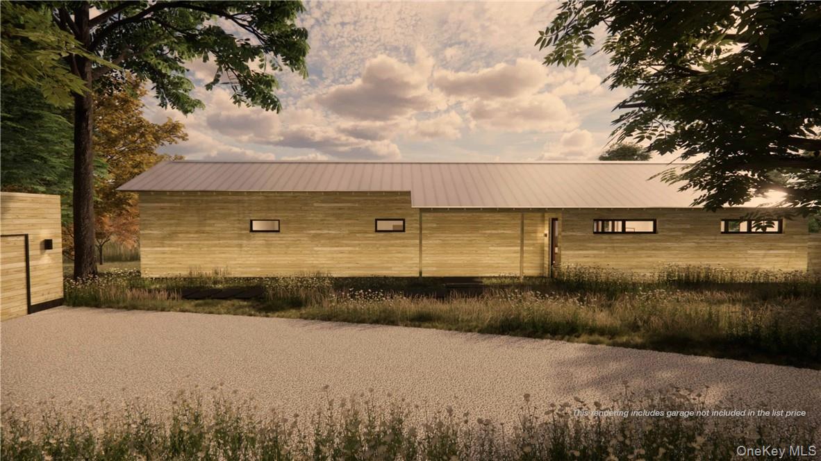 a view of a back yard of a house