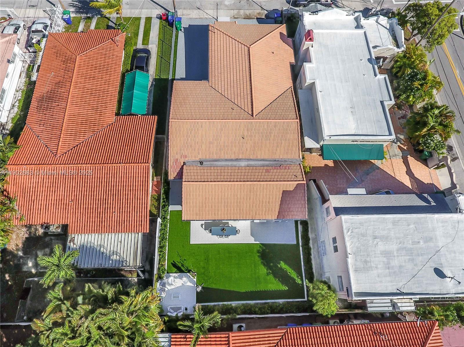 1030 Southwest 10th Avenue Miami, FL 33130 - Photo 3 of 30 an aerial view of a house with a garden and plants