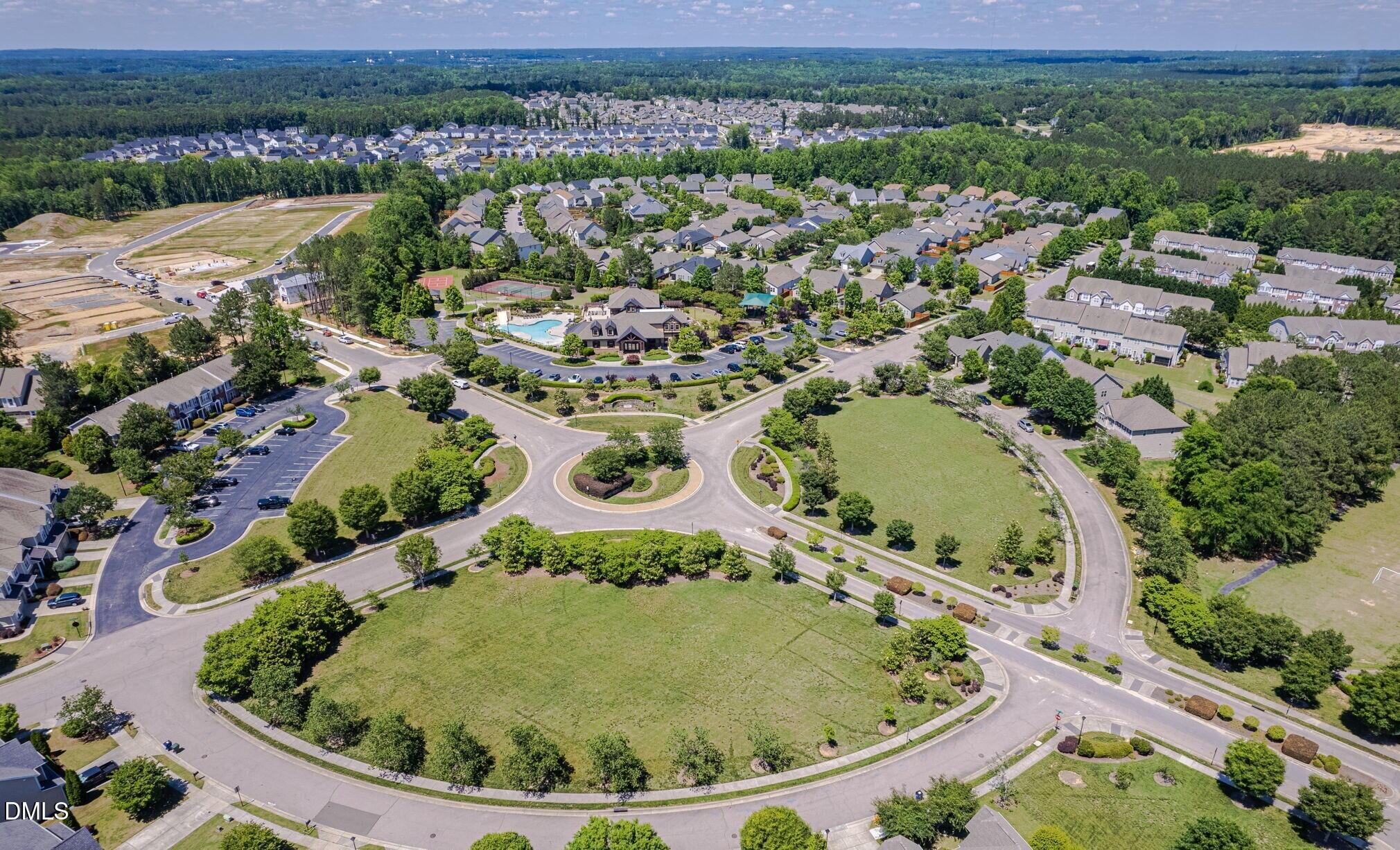 8317 Hollister Hills Drive Raleigh, NC 27616 - Photo 36 of 37 highland creek aerial