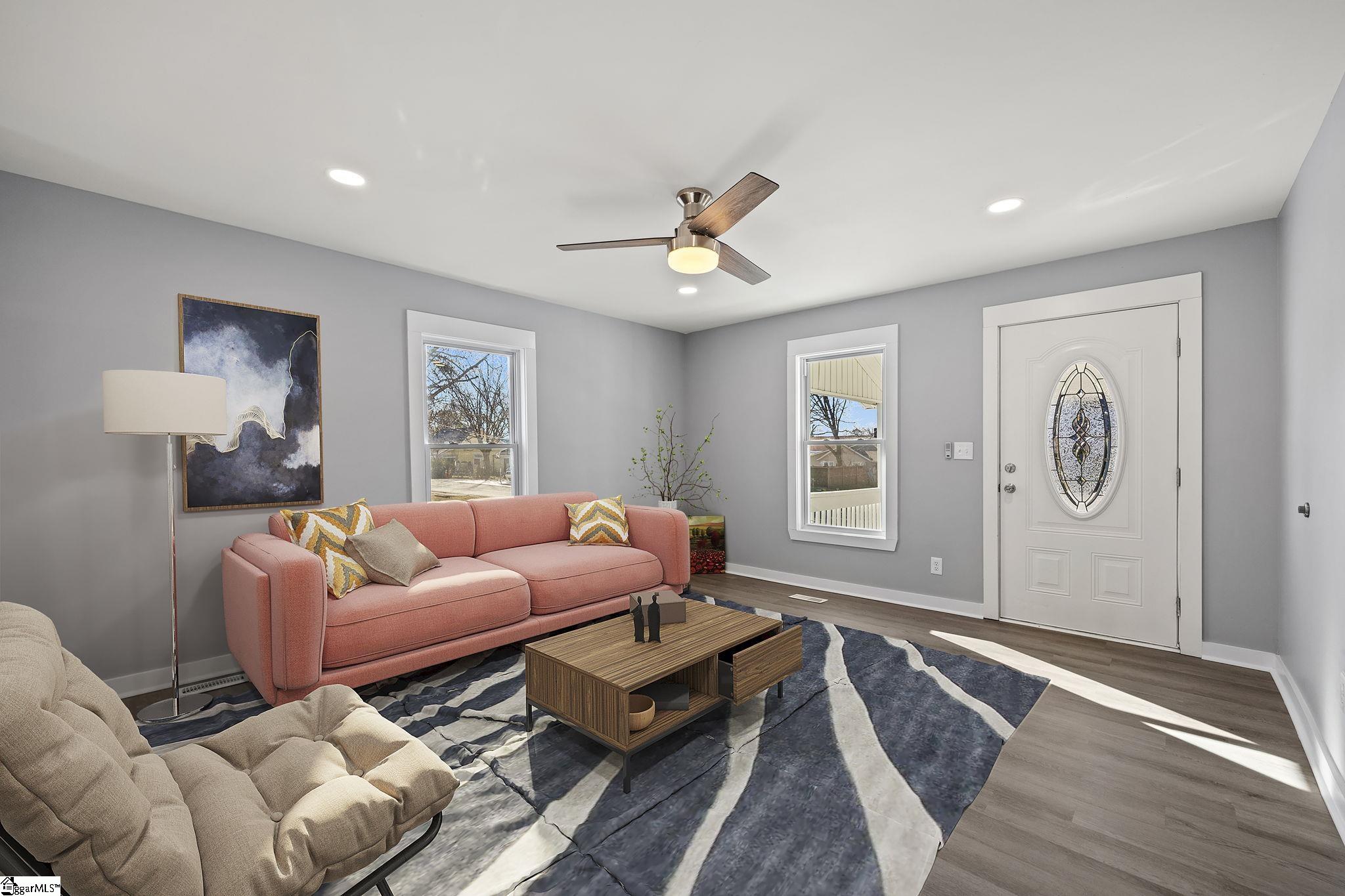 415 Blue Ridge Street Easley, SC 29640 - Photo 3 of 20 Lots of natural light.