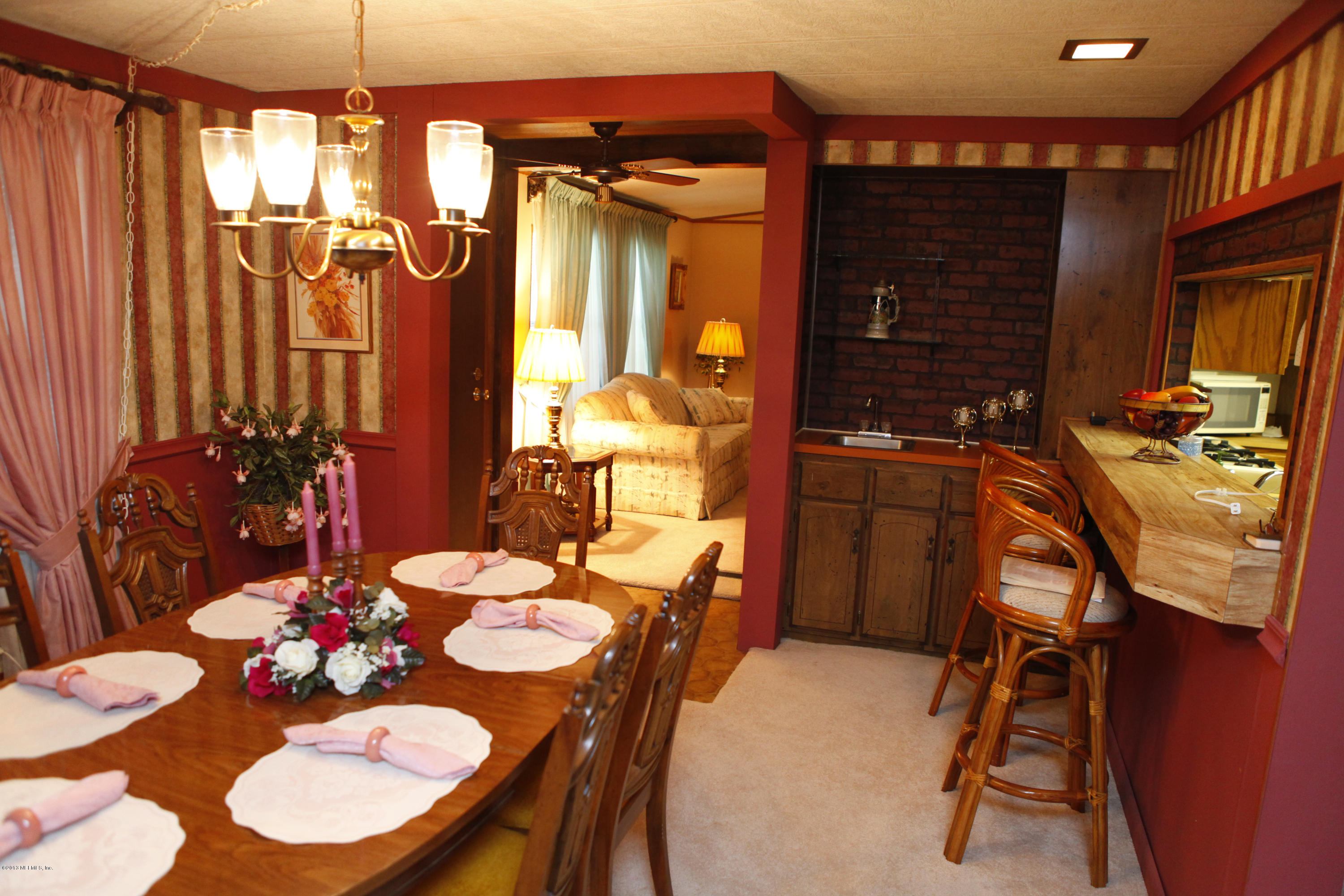 13715 Fario Road Jacksonville, FL 32224 - Photo 28 of 30 Dining Room w/ Wet Bar