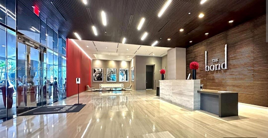 1080 Brickell Avenue, Unit 2804 Miami, FL 33131 - Photo 31 of 35 a view of a lobby with furniture