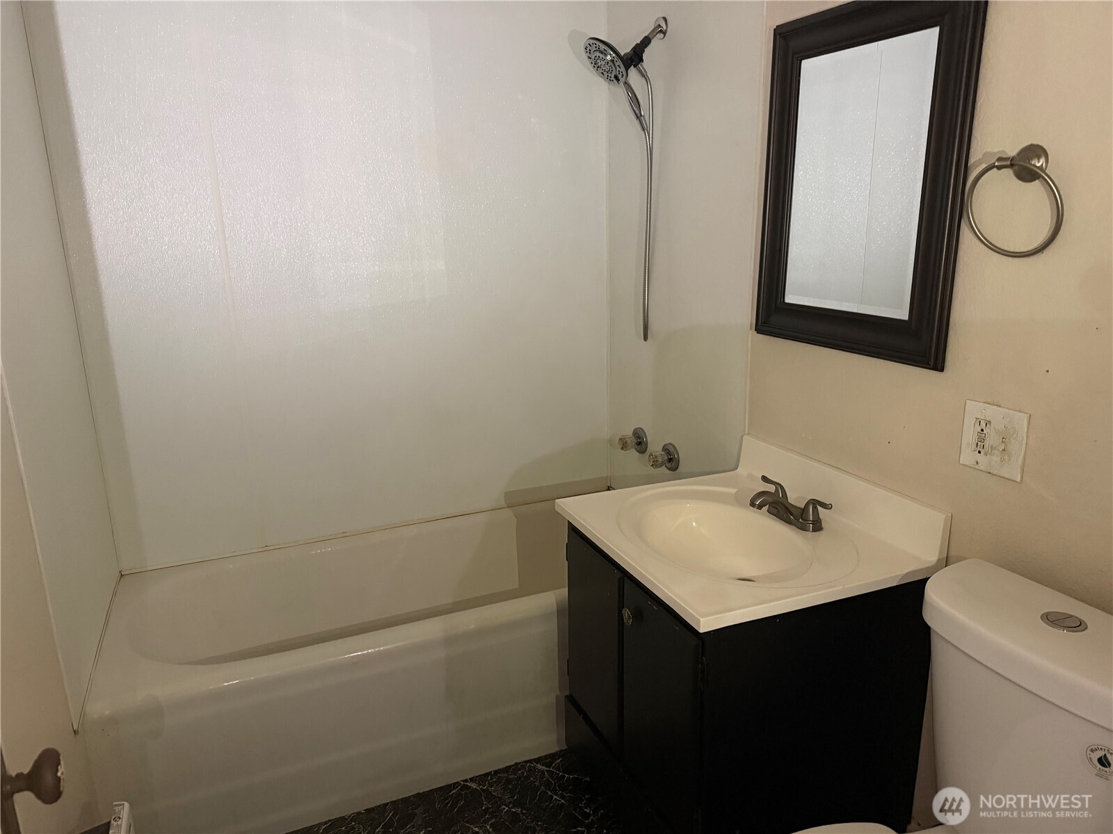 3101 Sumner Avenue Hoquiam, WA 98550 - Photo 20 of 21 a bathroom with a sink vanity and toilet