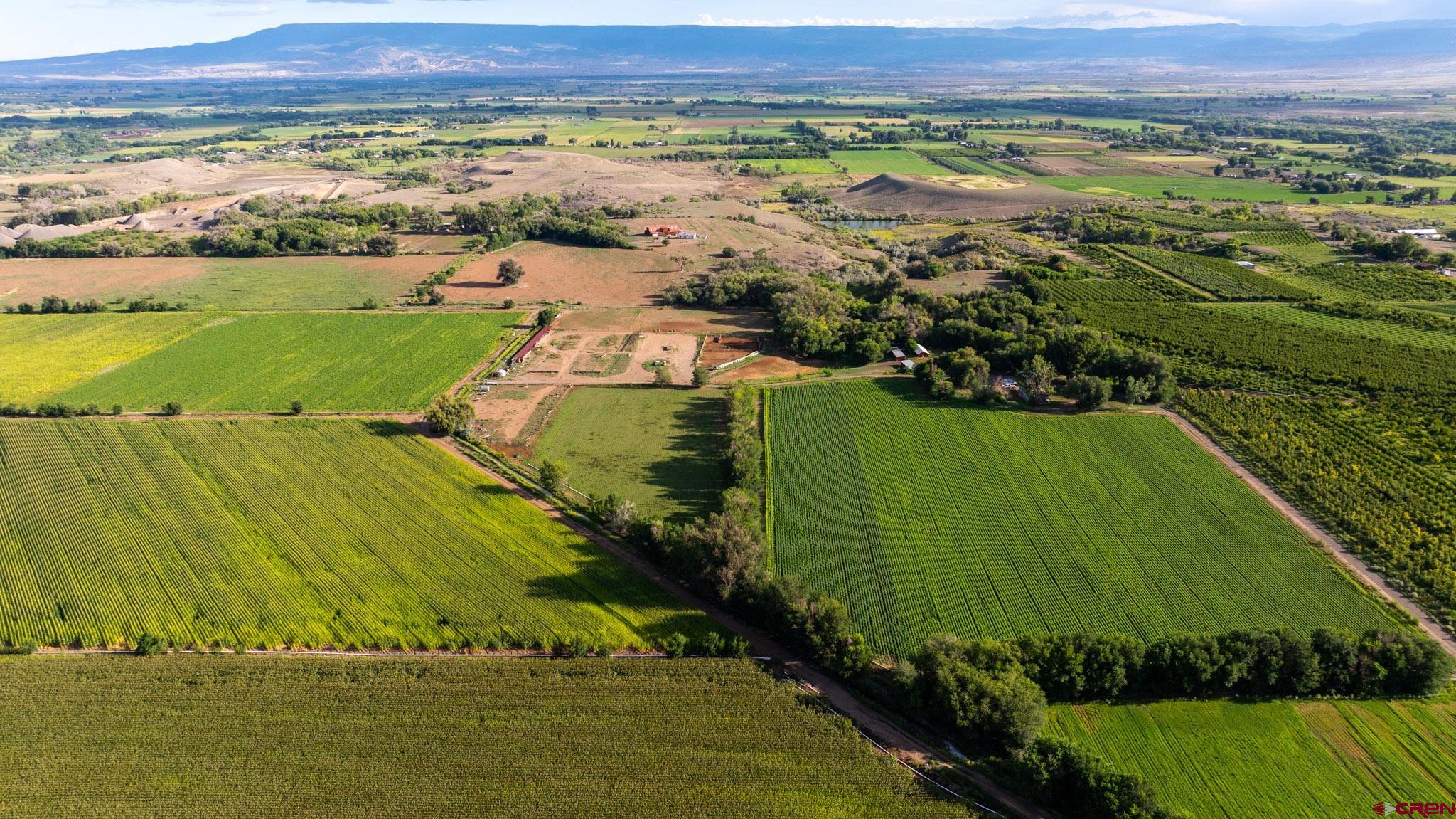 7531 High Mesa Road Olathe, CO 81425 - Photo 13 of 33 an aerial view of a golf course with a yard