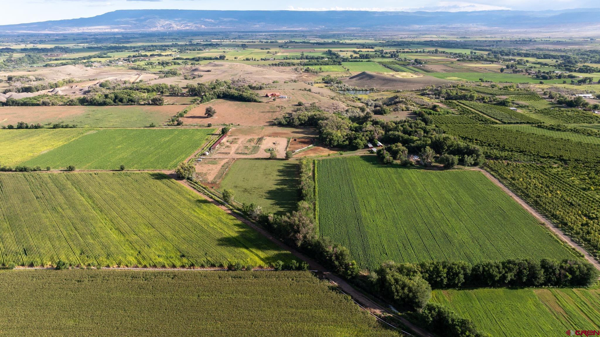 7531 High Mesa Road Olathe, CO 81425 - Photo 8 of 33 an aerial view of a golf course with a yard