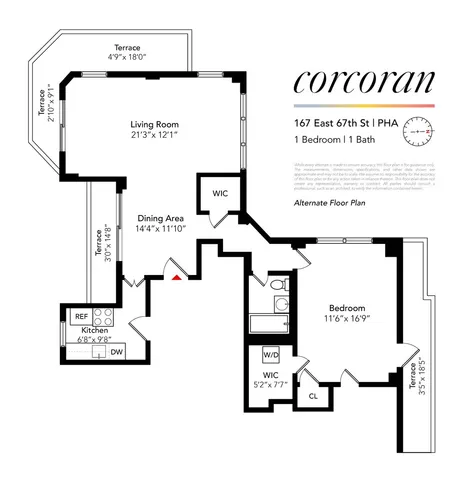 $995,000 | 167 East 67th Street, Unit PHA | Lenox Hill
