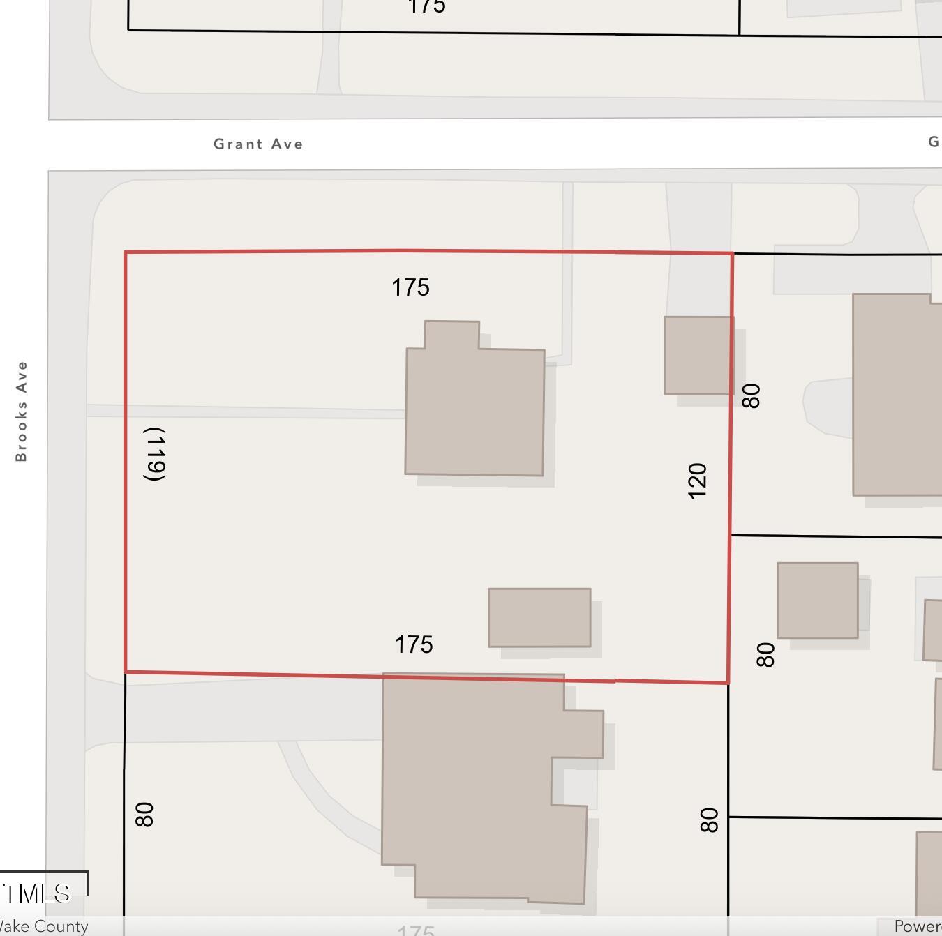 1234 Brooks Avenue Raleigh, NC 27607 - Photo 1 of 2 Tax Map