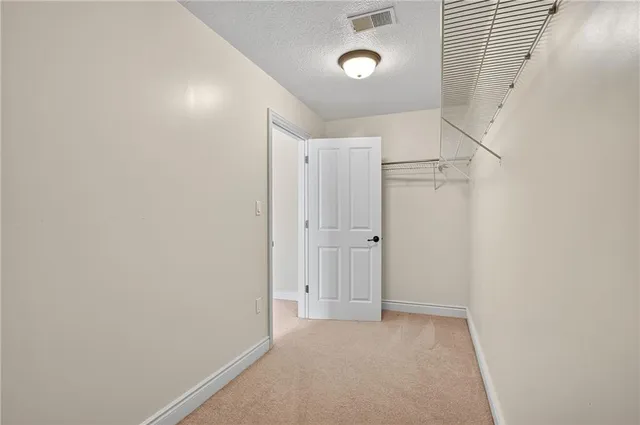 a view of closet area