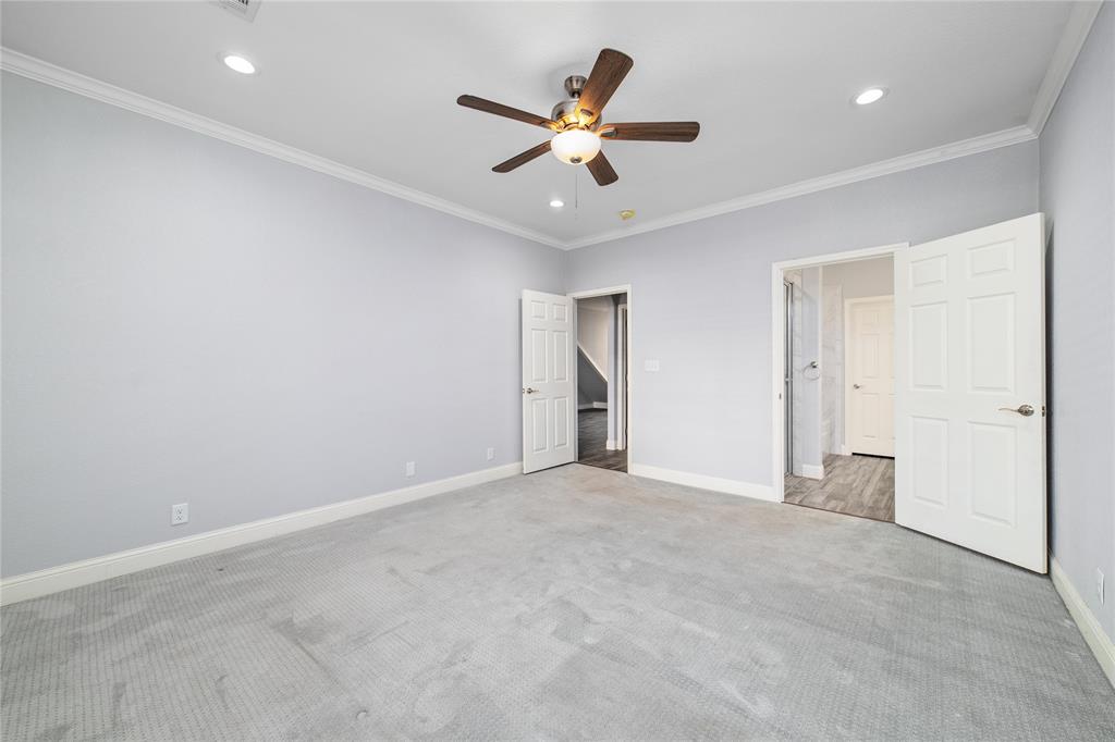 3002 Waterstone Way Brownwood, TX 76801 - Photo 20 of 35 an empty room with closet and ceiling fan