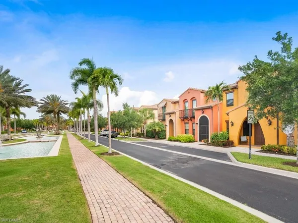 a view of a building with a outdoor space