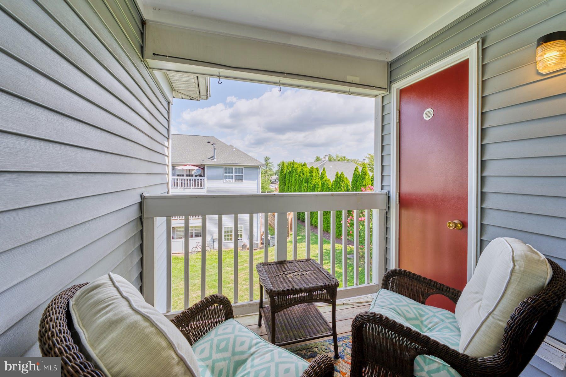 513 Constellation Square Southeast, Unit F Leesburg, VA 20175 - Photo 26 of 43 Balcony/back deck