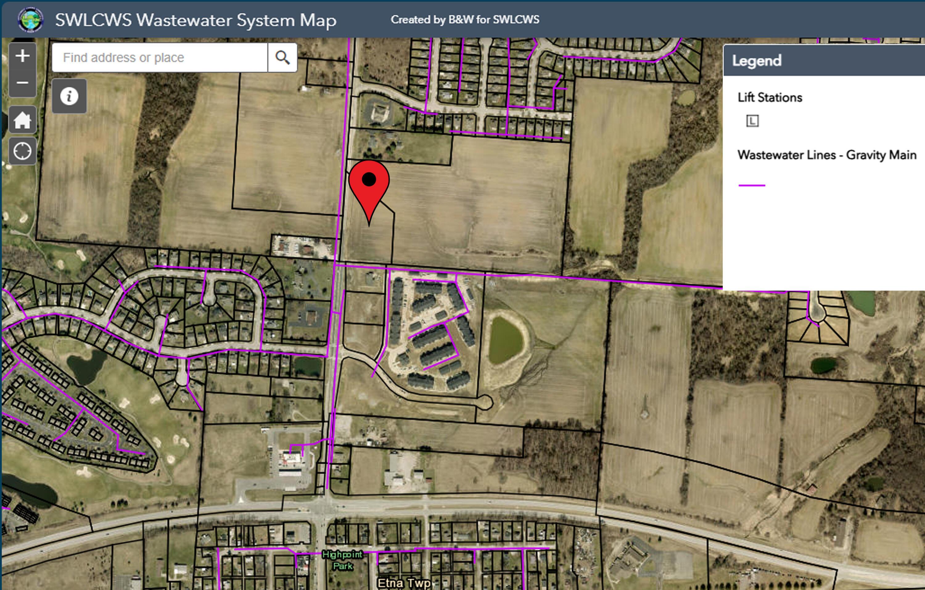 0 Hazelton-Etna Road Southwest Etna, OH 43018 - Photo 7 of 10 Wastewater System Map