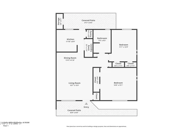 $1,450 | 1326 North Miller Road, Unit B, Tempe, AZ 85288