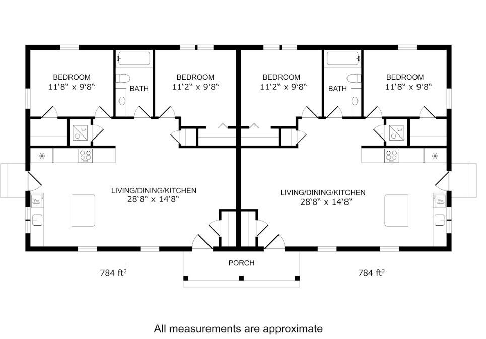 87 Acapesket Road, Unit 3A East Falmouth, MA 02536 - Photo 14 of 14 2BR Floor Plan