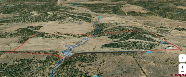 a view of ocean and mountain