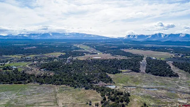 a view of an outdoor space with mountain view