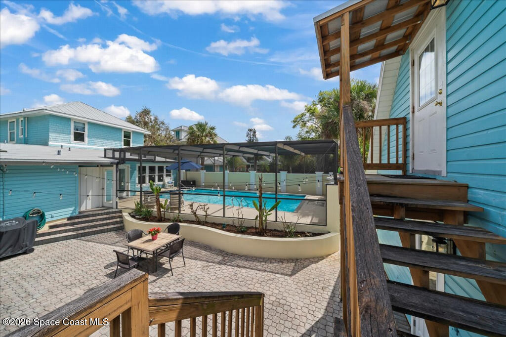 1110 Riverside Drive Titusville, FL 32780 - Photo 38 of 50 a view of a patio with iron fence