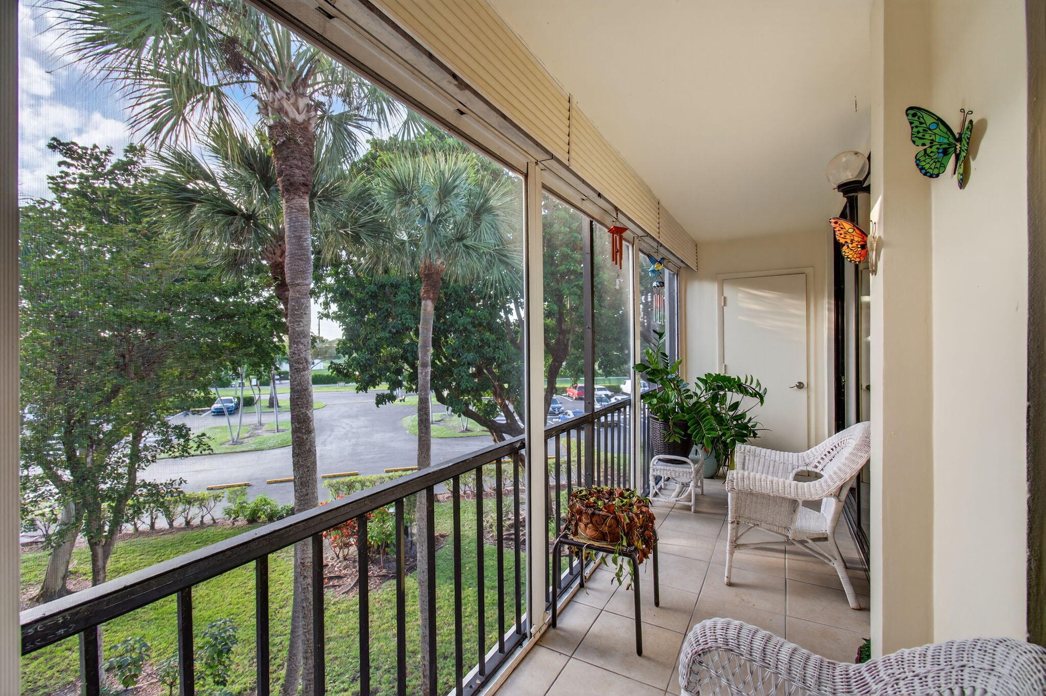 5220 Las Verdes Circle, Unit 322 Delray Beach, FL 33484 - Photo 35 of 65 a view of balcony with furniture