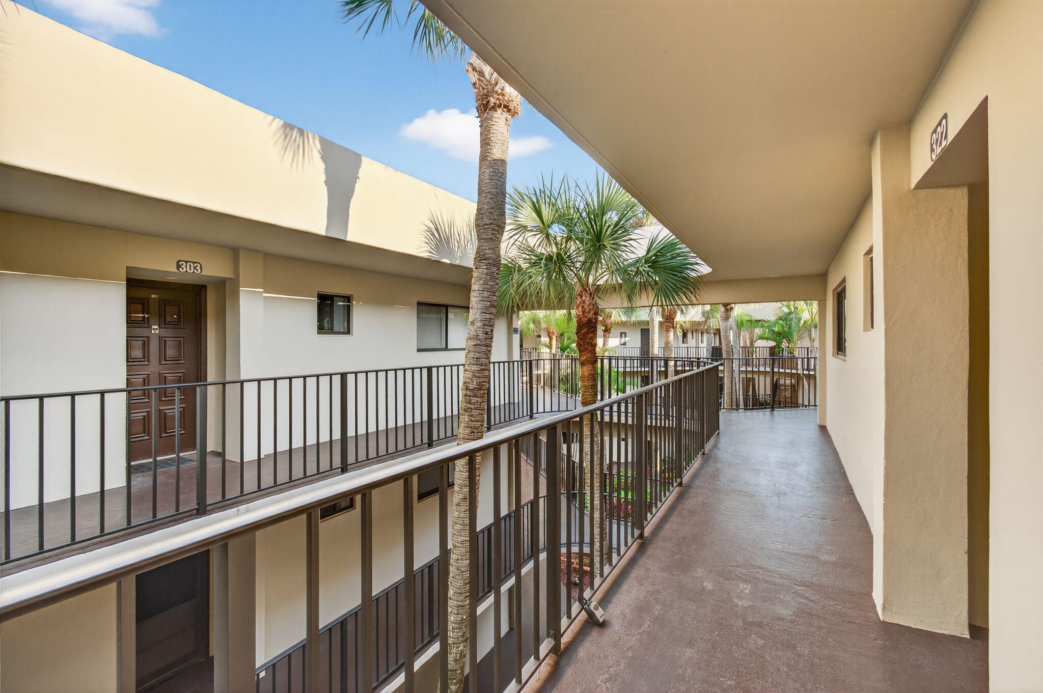 5220 Las Verdes Circle, Unit 322 Delray Beach, FL 33484 - Photo 7 of 65 a view of a balcony