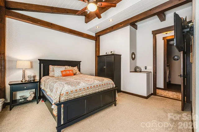 a dining room with table and chairs