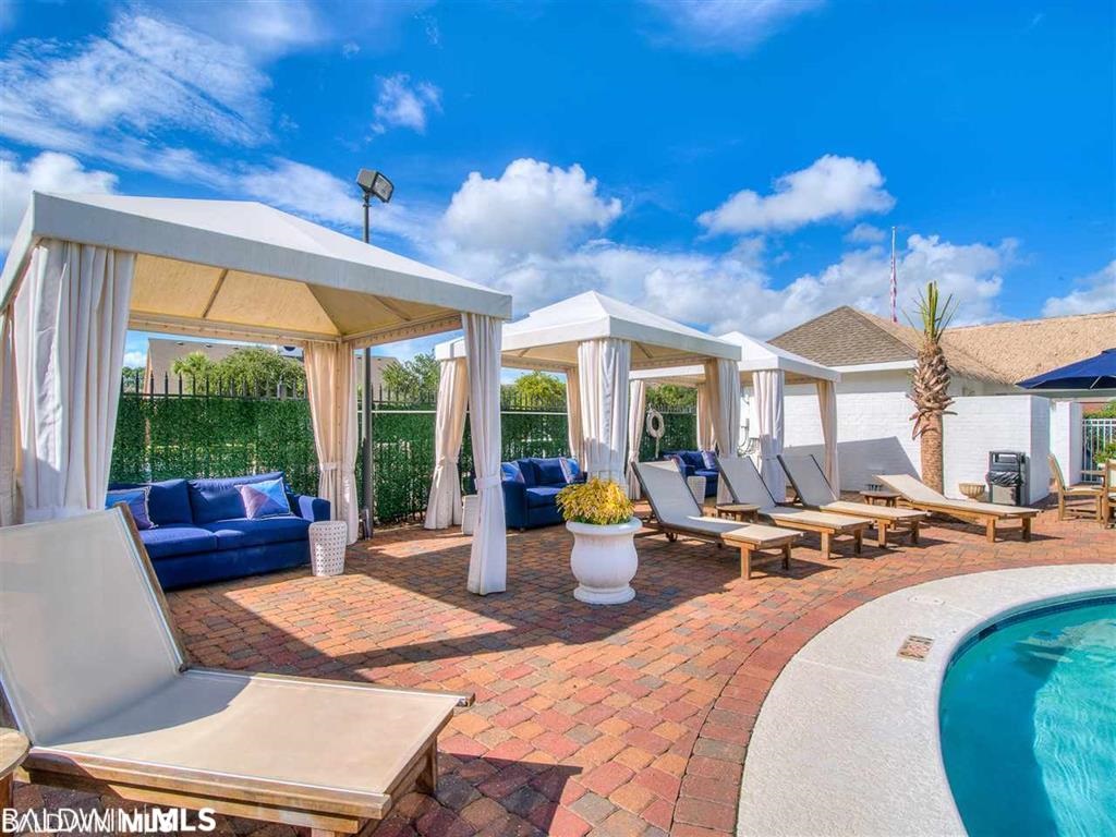 20050 Oak Road East, Unit 1108 Gulf Shores, AL 36542 - Photo 23 of 28 Cabanas around pool