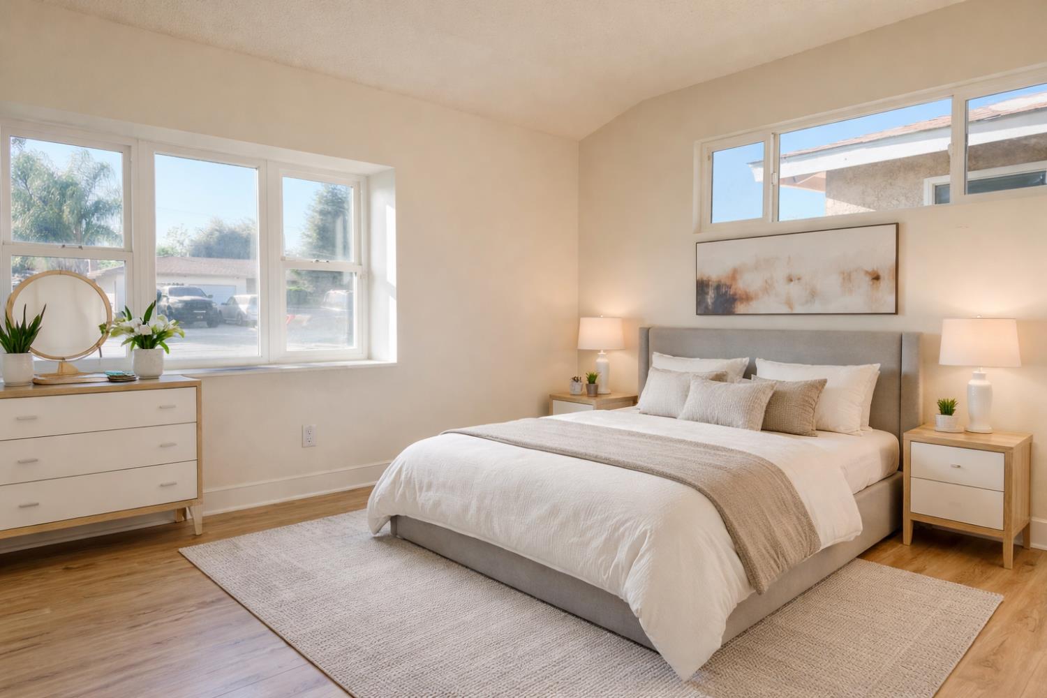 878 Carol Avenue Merced, CA 95341 - Photo 22 of 41 a bedroom with a bed and large window