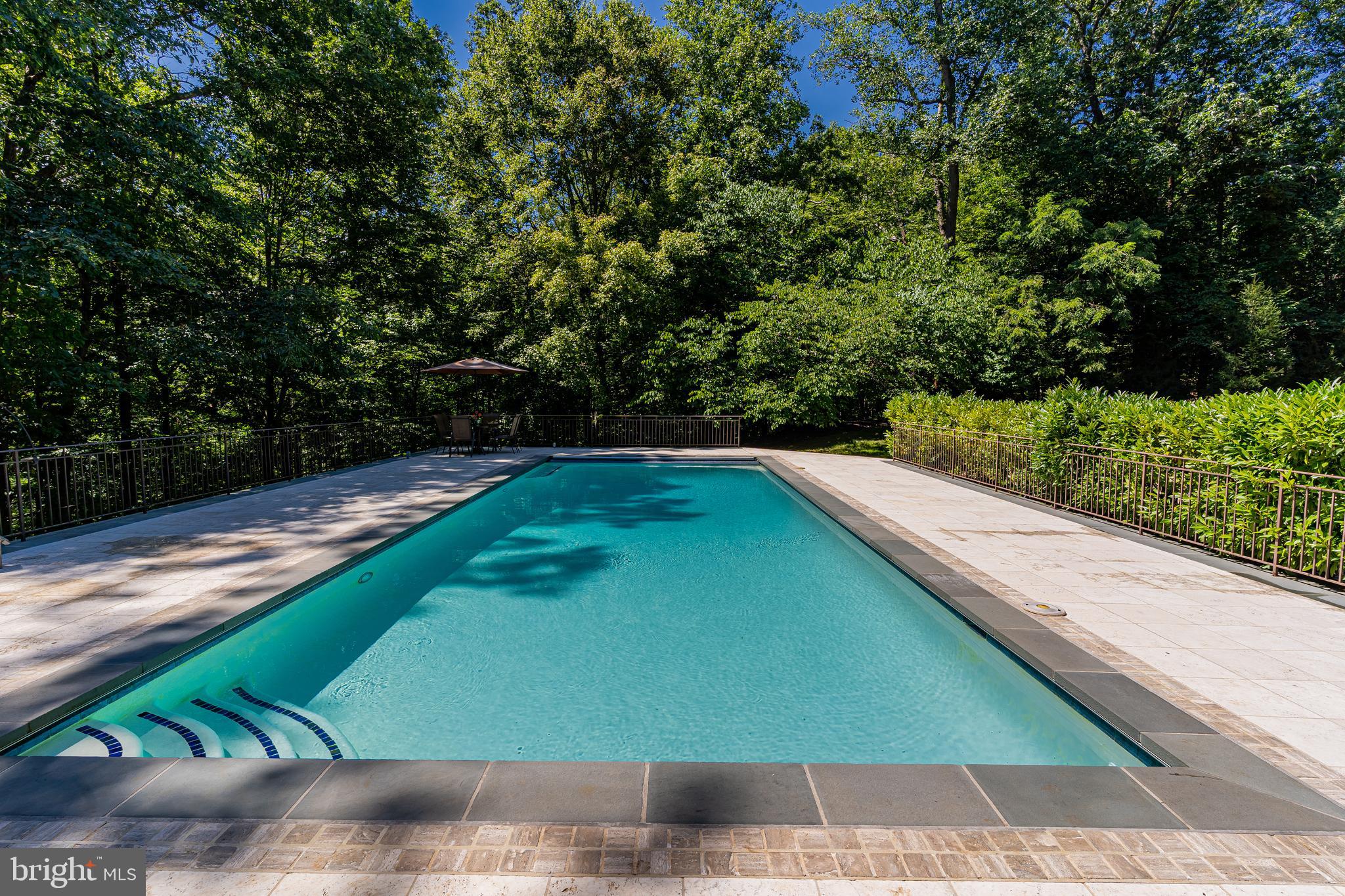 11615 Springridge Road Potomac, MD 20854 - Photo 34 of 38 Heated Pool w/Autocover and Limestone Patio