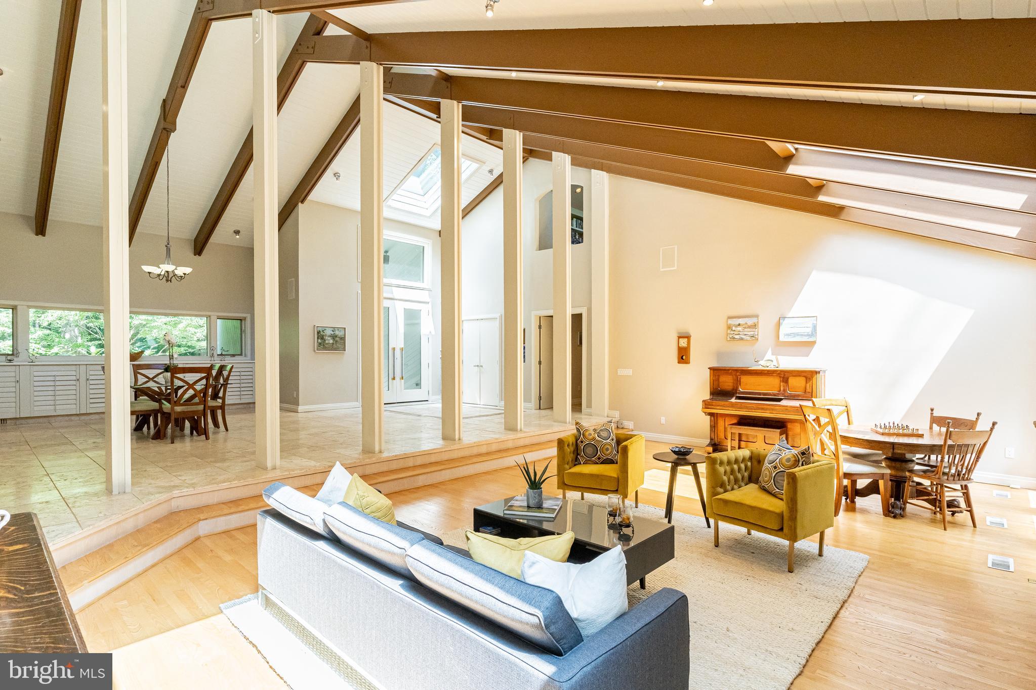11615 Springridge Road Potomac, MD 20854 - Photo 7 of 38 Beamed Ceilings and Loads Of Natural Light