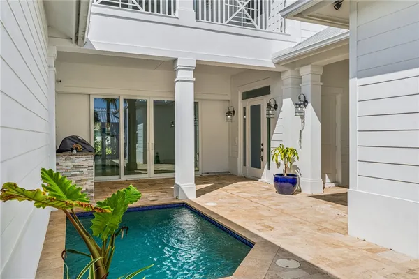 a view of a entryway front of house