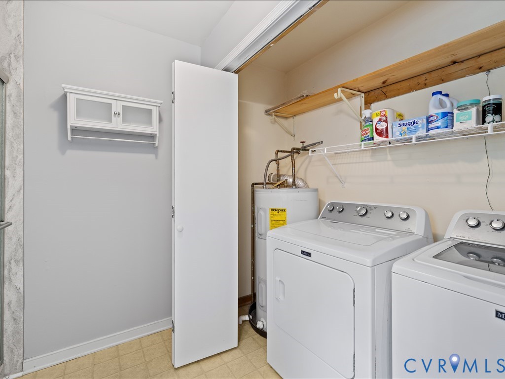 12230 Harrowgate Road Chester, VA 23831 - Photo 14 of 38 Dedicated utility area featuring a water heater, u