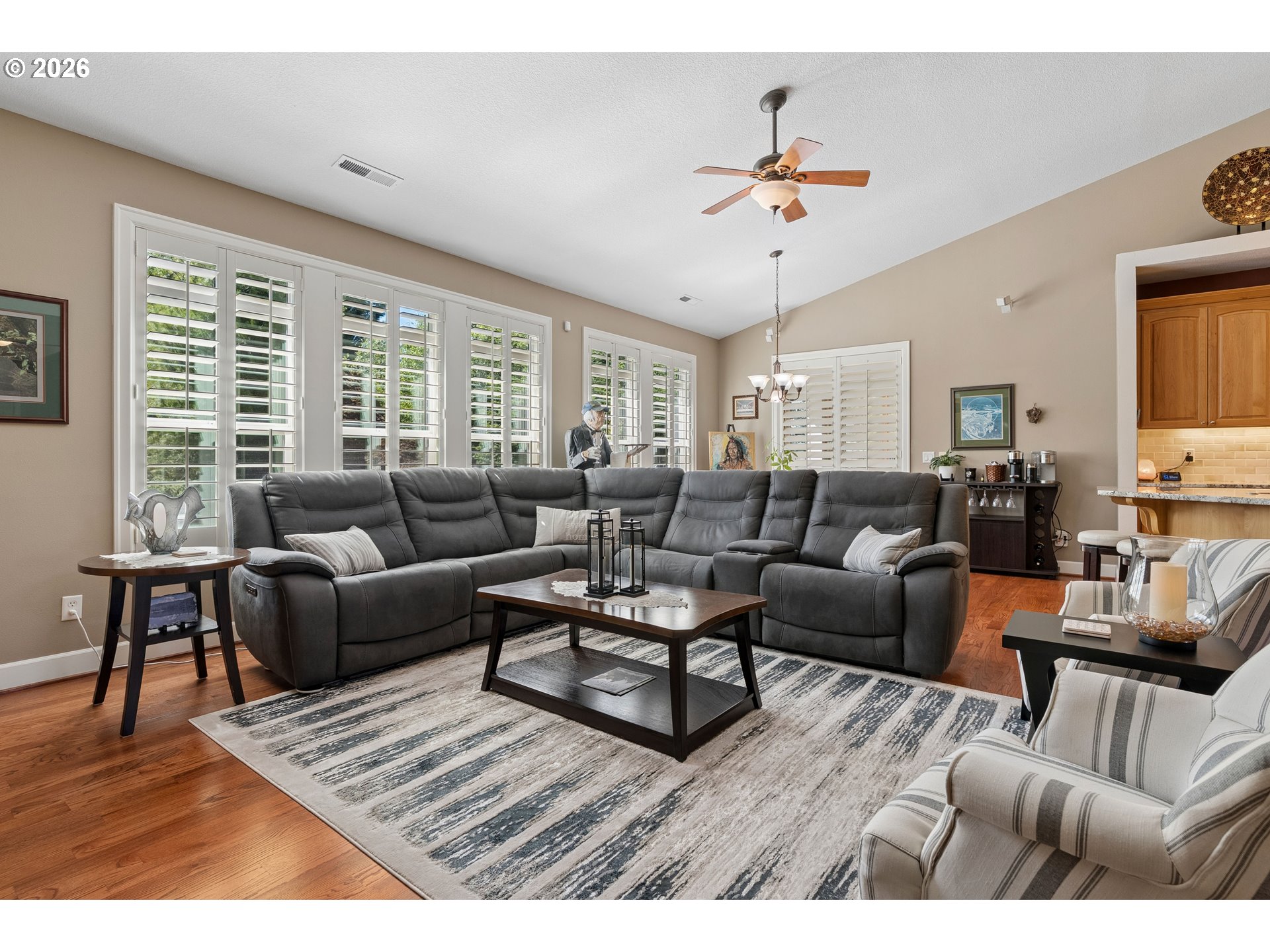 945 Northwest Angel Heights Road Stevenson, WA 98648 - Photo 7 of 41 a living room with furniture and a large window