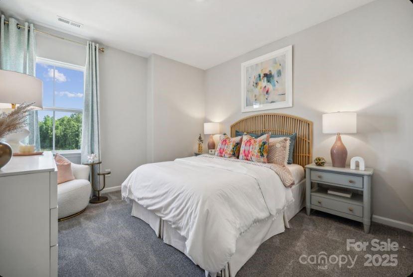 8664 Miles Gap Road Indian Land, SC 29707 - Photo 14 of 29 a bedroom with bed and a large window