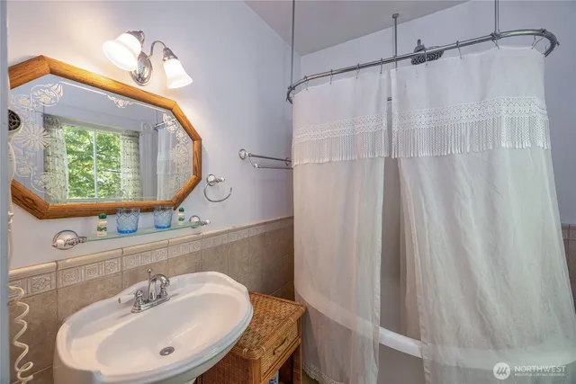 a workspace with wooden floor