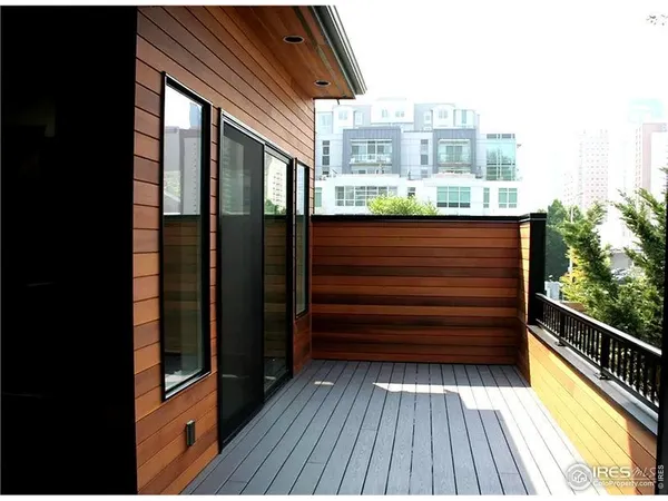 a view of outdoor space and deck