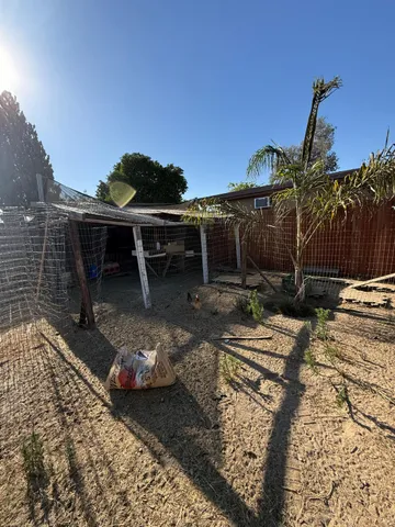 a house view with a seating space