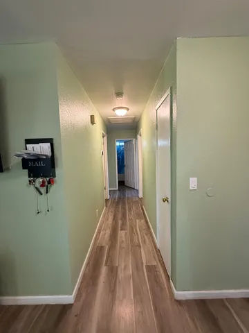 a view of a livingroom with a staircase