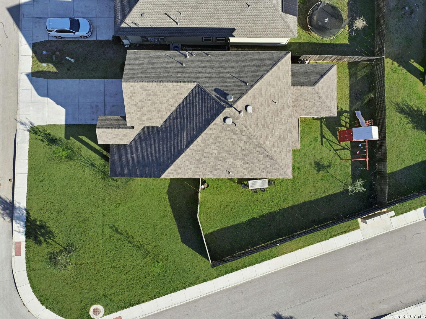 3410 Copper Acres Bulverde, TX 78163 - Photo 42 of 50 an aerial view of a house with a garden