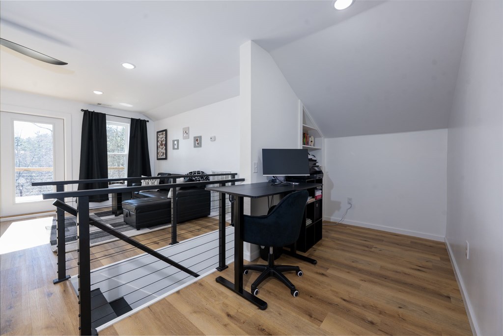 3160 Morrow Road Murphy, NC 28906 - Photo 14 of 44 a view of a workspace with furniture and wooden floor