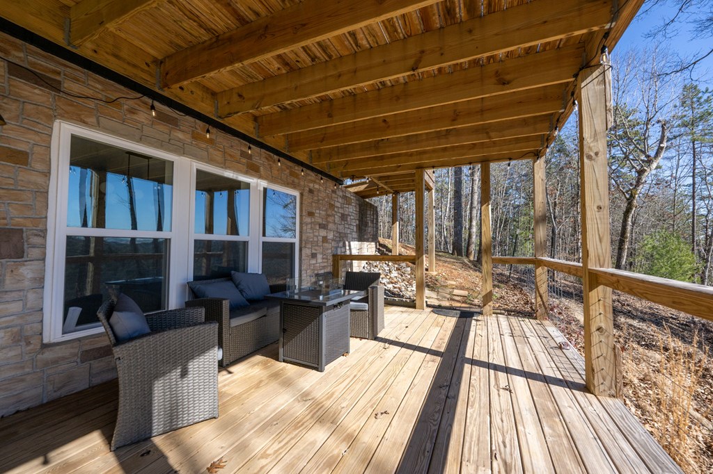 3160 Morrow Road Murphy, NC 28906 - Photo 30 of 44 a view of a living room and balcony