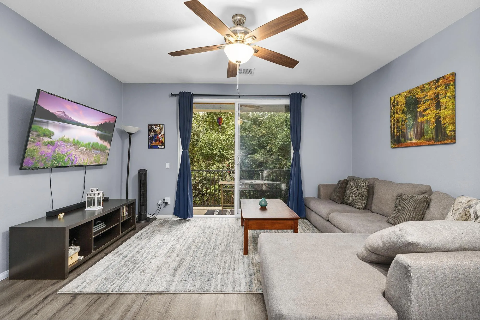 156 Via Montisi Santee, CA 92071 - Photo 8 of 25 a living room with furniture and a flat screen tv
