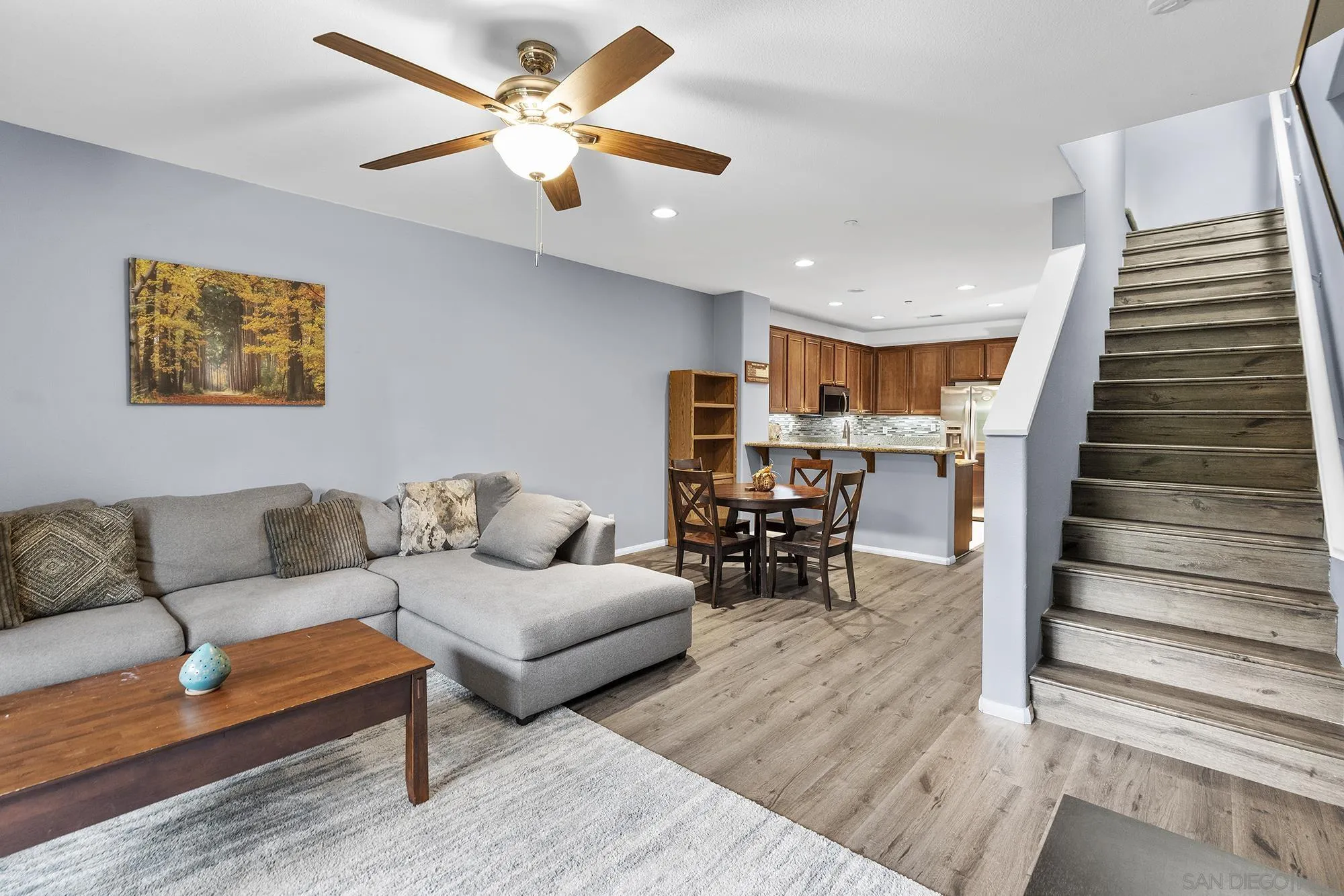 156 Via Montisi Santee, CA 92071 - Photo 10 of 25 a living room with furniture and wooden floor