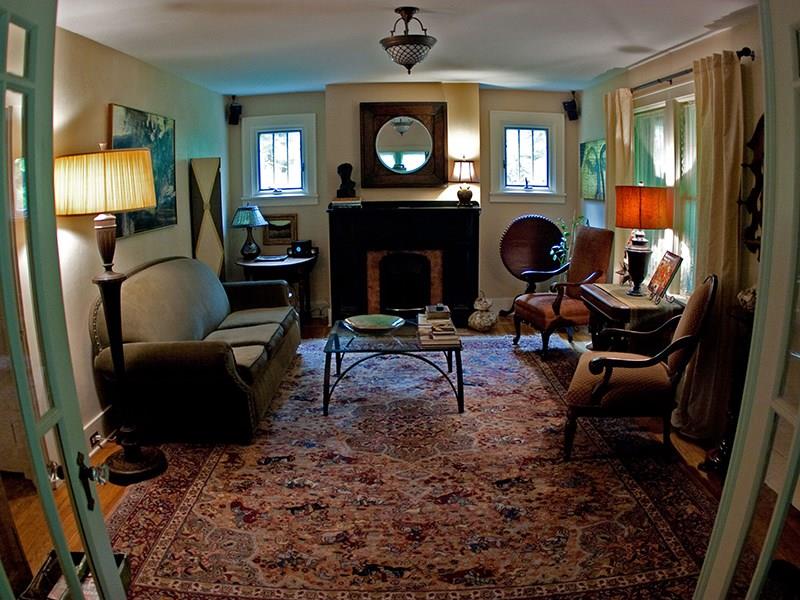 4562 Peoples Road Pittsburgh, PA 15237 - Photo 6 of 25 COZY LIVING ROOM! FRENCH DOORS OPEN TO THE DINING ROOM