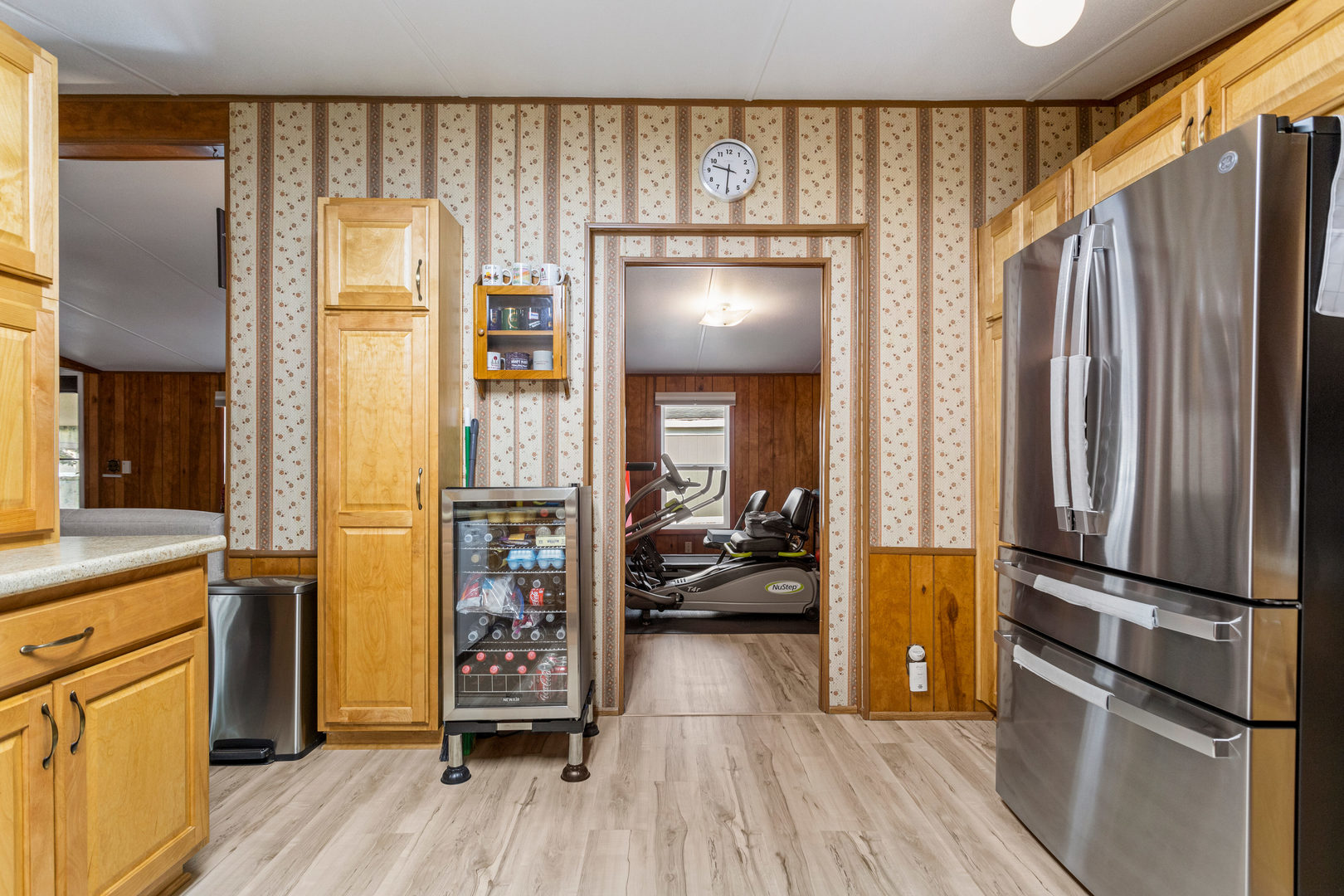 628 Williamson Street Mahomet, IL 61853 - Photo 18 of 36 a view of a bedroom with wooden floor and furniture