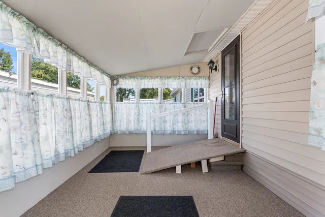 a view of outdoor space with seating area