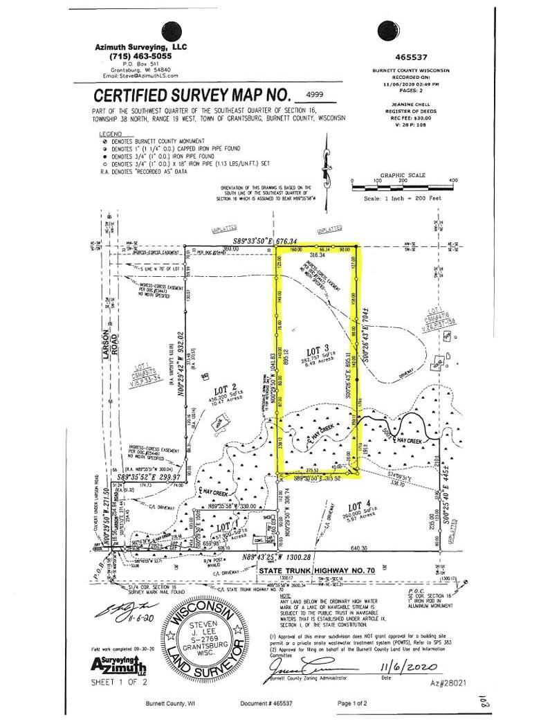 Lot 3 Larson Road Grantsburg, WI 54840 - Photo 11 of 11
