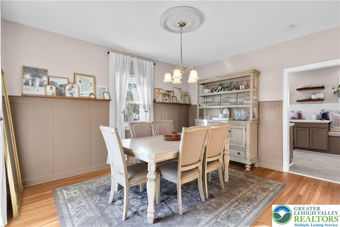 2145 Henderson Street Bethlehem, PA 18017 - Photo 15 of 42 a view of a dining room with furniture window and wooden floor